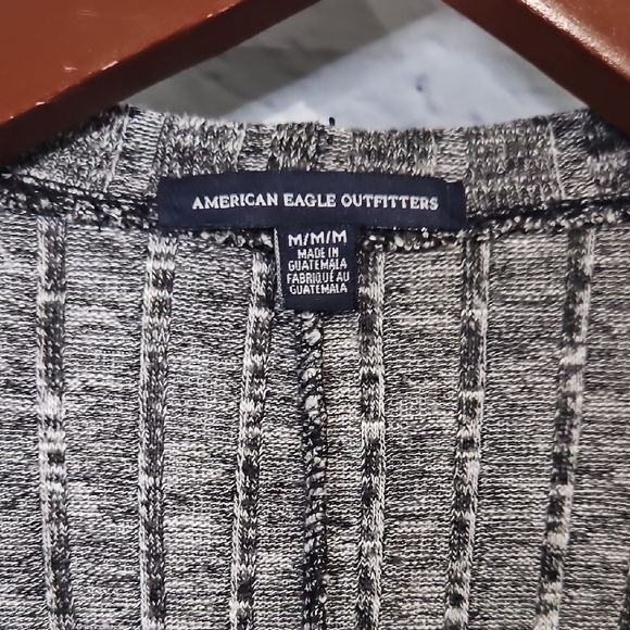 American Eagle Outfitters Gray Long Cardigan Sweater - Picture 2 of 5